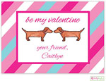 Valentine's Day Exchange Cards by Kelly Hughes Designs (Hot Dog)